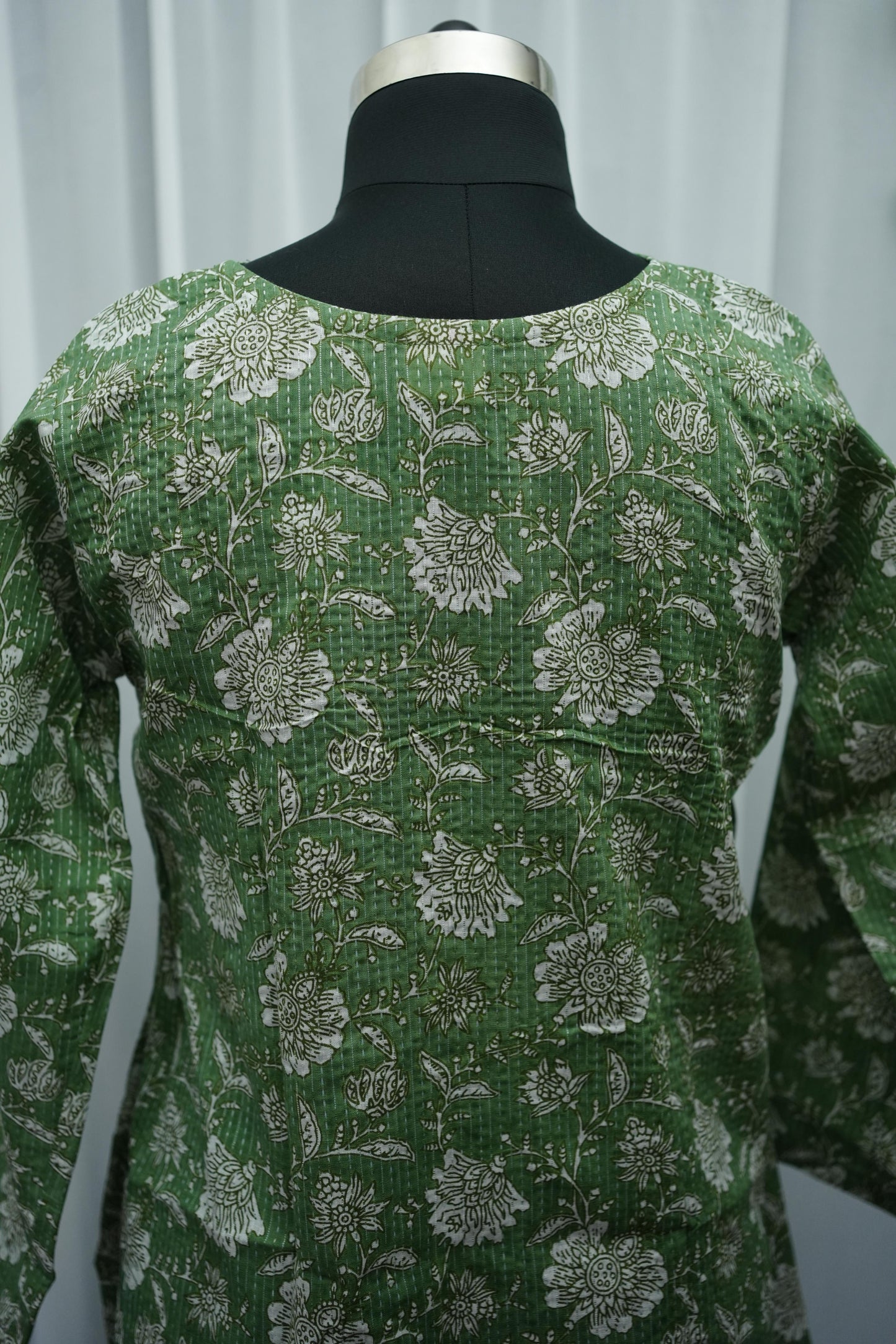 Mala Green Floral Top