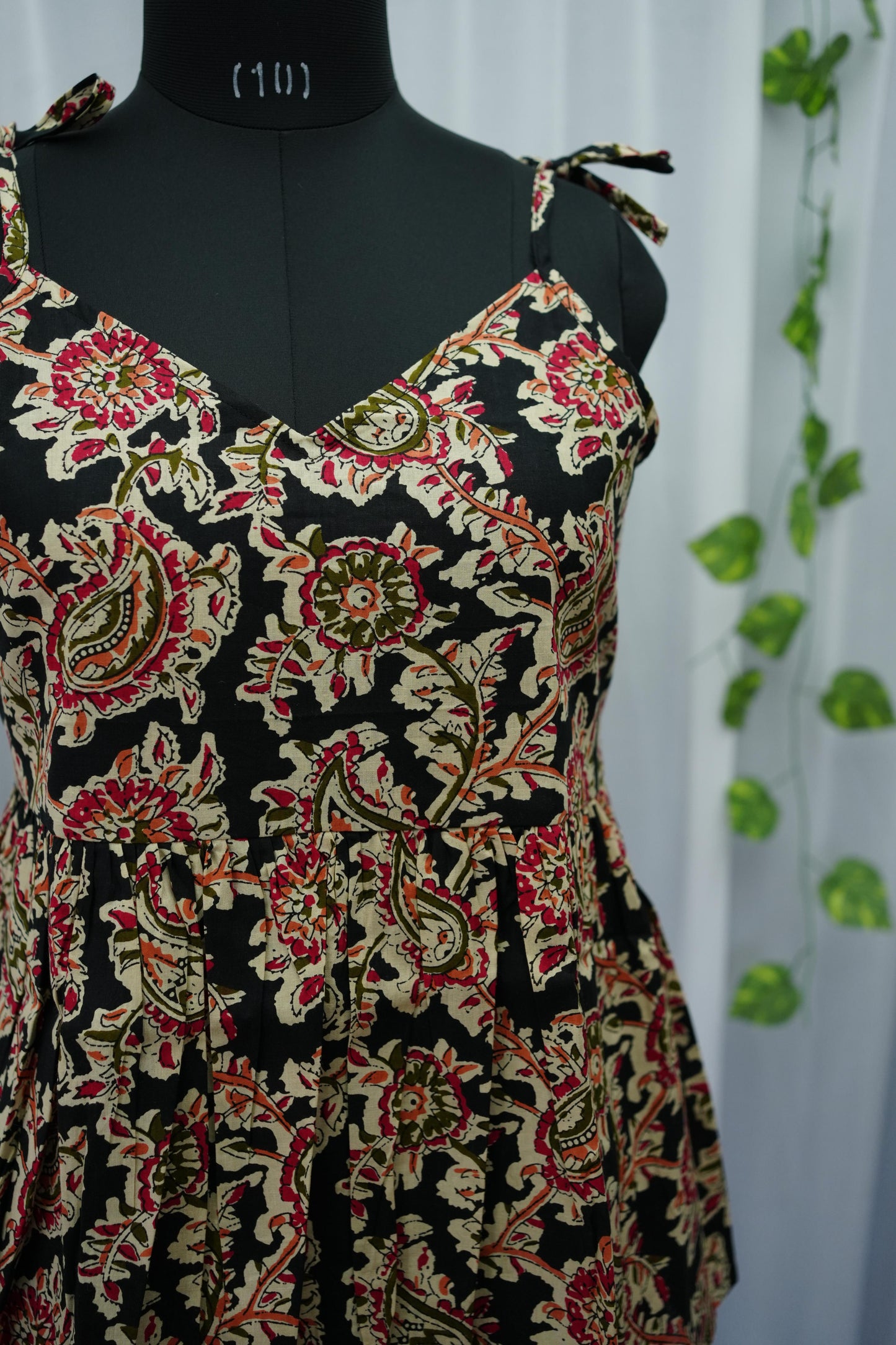 Valli Black Garden Top