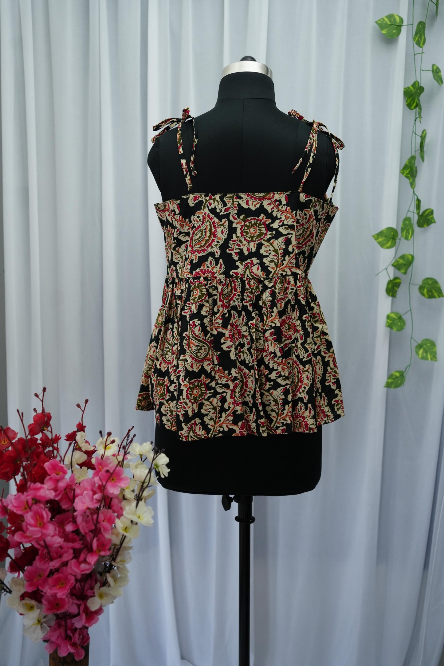 Valli Black Garden Top